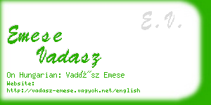 emese vadasz business card